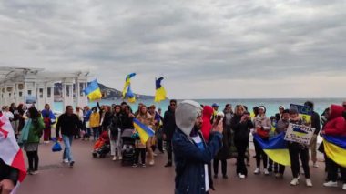 20 Mart Pazar günü Ukrayna 'daki savaşa karşı Nice' te gösteri