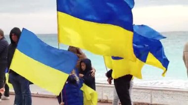 20 Mart Pazar günü Ukrayna 'daki savaşa karşı Nice' te gösteri
