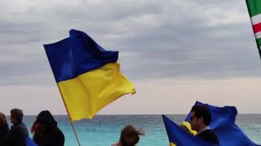 20 Mart Pazar günü Ukrayna 'daki savaşa karşı Nice' te gösteri