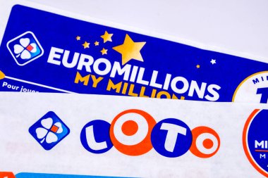 Piyango bileti ve euro milyonu kapanıyor.
