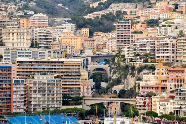 Vue Sur Port Bâtiment Monaco — Photo
