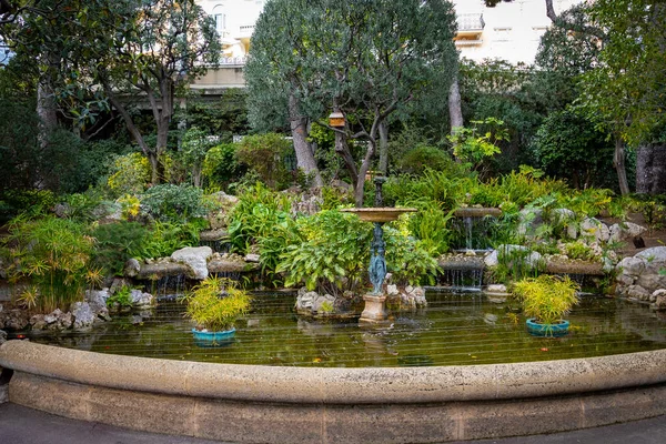 Trädgårdar Saint Martin Furstendömet Monaco — Stockfoto