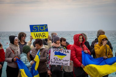 20 Mart Pazar günü Ukrayna 'daki savaşa karşı Nice' te gösteri