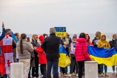 20 Mart Pazar günü Ukrayna 'daki savaşa karşı Nice' te gösteri