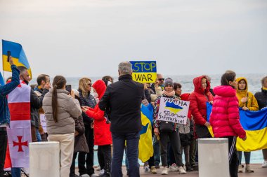 20 Mart Pazar günü Ukrayna 'daki savaşa karşı Nice' te gösteri