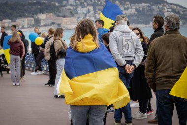 20 Mart Pazar günü Ukrayna 'daki savaşa karşı Nice' te gösteri