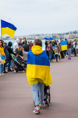 20 Mart Pazar günü Ukrayna 'daki savaşa karşı Nice' te gösteri