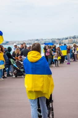 20 Mart Pazar günü Ukrayna 'daki savaşa karşı Nice' te gösteri