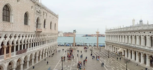View Mark Square Venice Italy — Foto de Stock