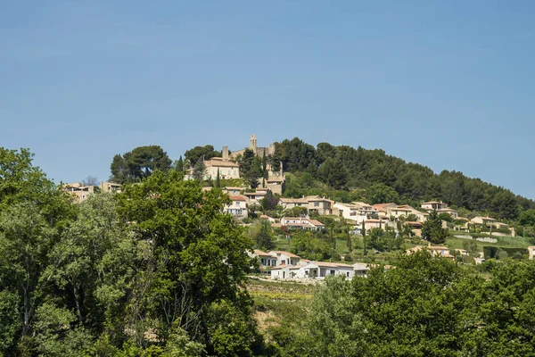 Άποψη Του Χωριού Rasteau Της Γαλλίας Στο Vaucluse — Φωτογραφία Αρχείου