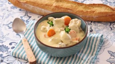 Mantarlı dana eti ve havuç.