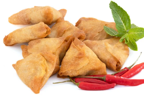 Asya Yemeği Tarzı Thai Gyoza Börek — Stok fotoğraf