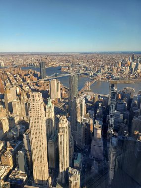 Gökdelenleri olan New York şehri gökdelenleri