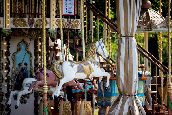 Carousel Amusement Park — Stock Photo, Image