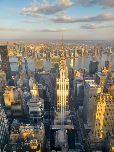 Luftaufnahme Der Stadt Manhattan New York — Stockfoto