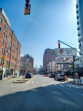 New York caddesi manzarası