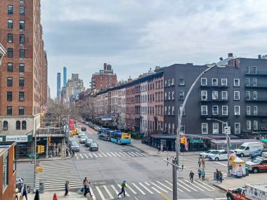 New York sokaklarının manzarası