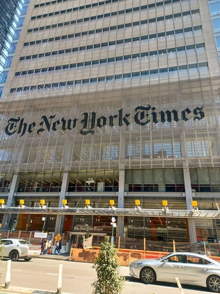 Edifício New York Times Nova York — Fotografia de Stock