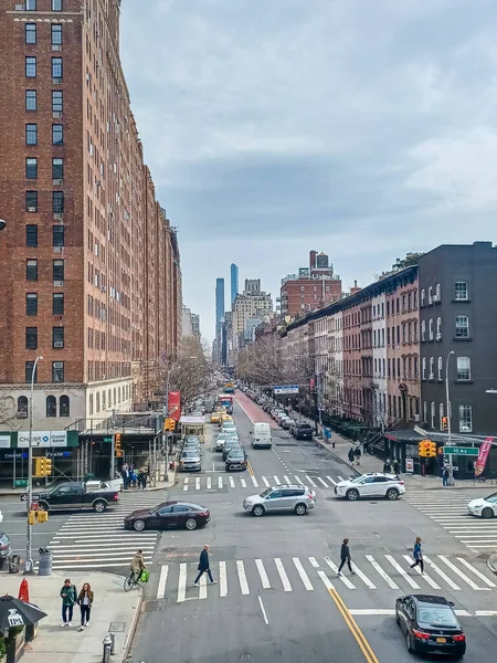 Vista Das Ruas Nova York — Fotografia de Stock