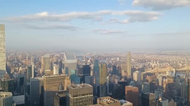 New York şehrinin hava manzarası 