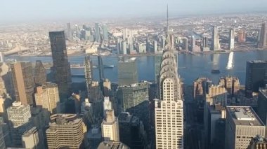 New York şehrinin hava manzarası 