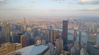 New York şehrinin hava manzarası 