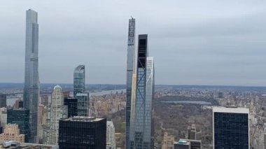 New York şehrinin ufuk çizgisi manzarası