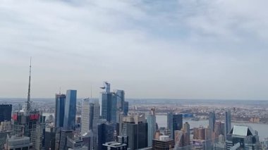New York şehrinin ufuk çizgisi manzarası