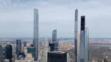 New York şehrinin ufuk çizgisi manzarası