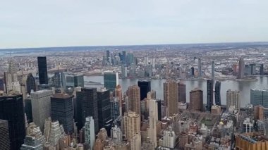 New York şehrinin gökyüzü manzarası