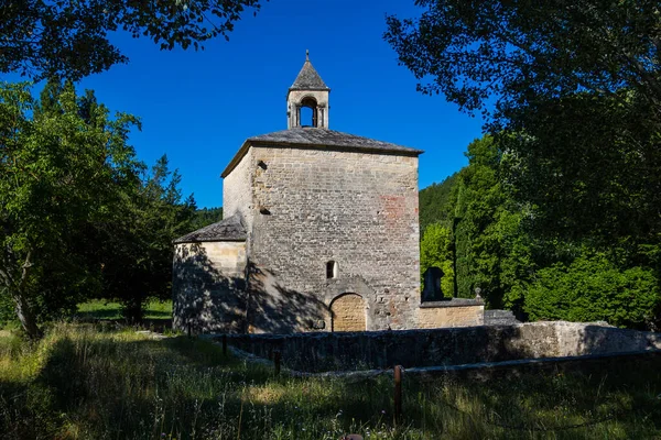 Vista Capela Groseau Vaucluse — Fotografia de Stock