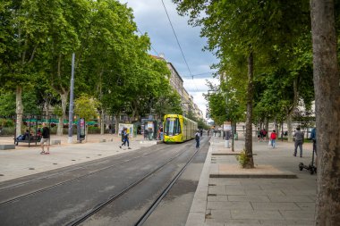 Saint-tienne tramvayı manzarası
