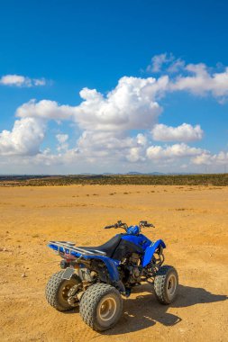 a ATV in the tunisian desert