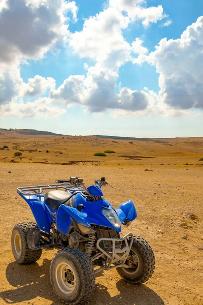 a ATV in the tunisian desert