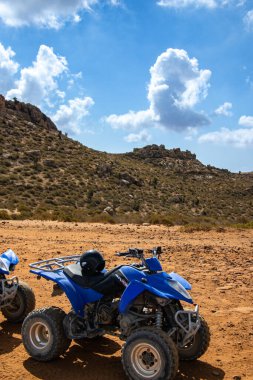 view of quads in the tunisian desert