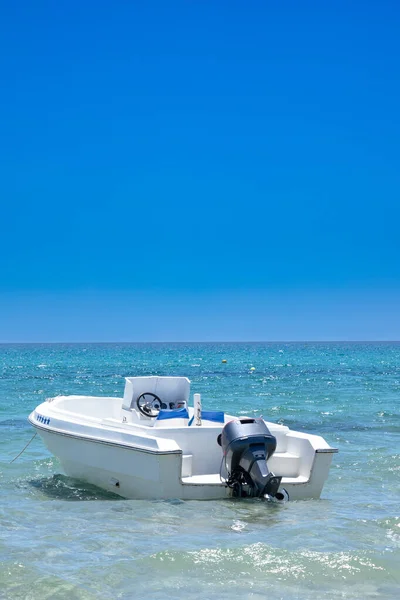 Beautiful View Sea Motor Boat — Zdjęcie stockowe