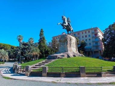 Monument to Giuseppe Garibaldi by Antonio Garella in La Spezia, Italy