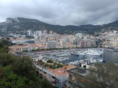 view of the port of Monaco in summer