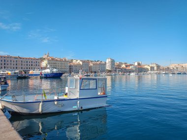 view of the port of Monaco in summer