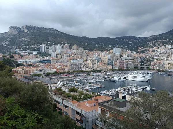 View Port Monaco Summer — Zdjęcie stockowe