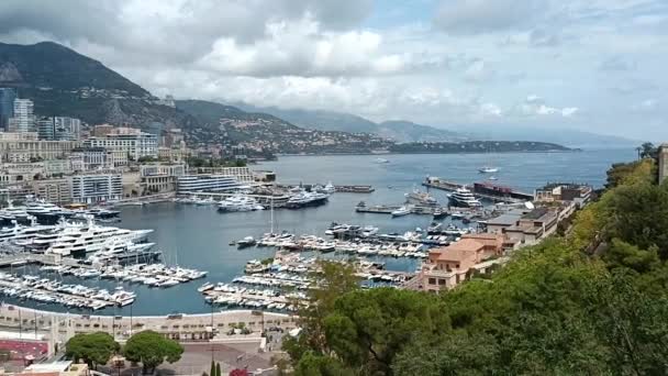 View Port Monaco Summer — Video Stock