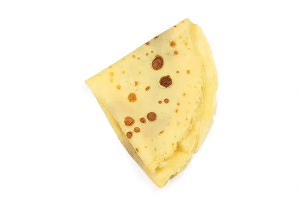 Close Pancake Isolated White Background — Stock Photo, Image