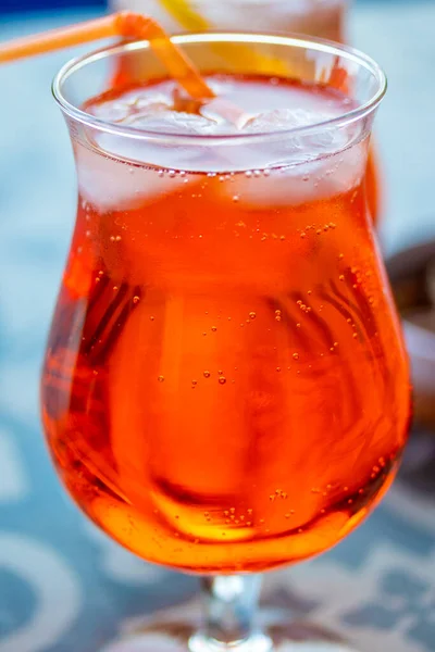 Glass Spritz Cocktail Close — Photo