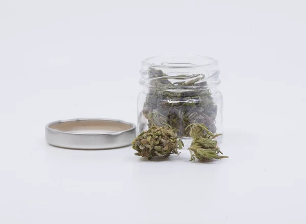 Cannabis Van Hennepplant Drug Ook Wel Marihuana Genoemd — Stockfoto