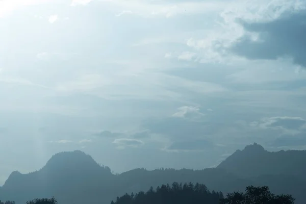 Paysage Montagneux Naturel Dans Les Alpes Autriche Europe — Photo