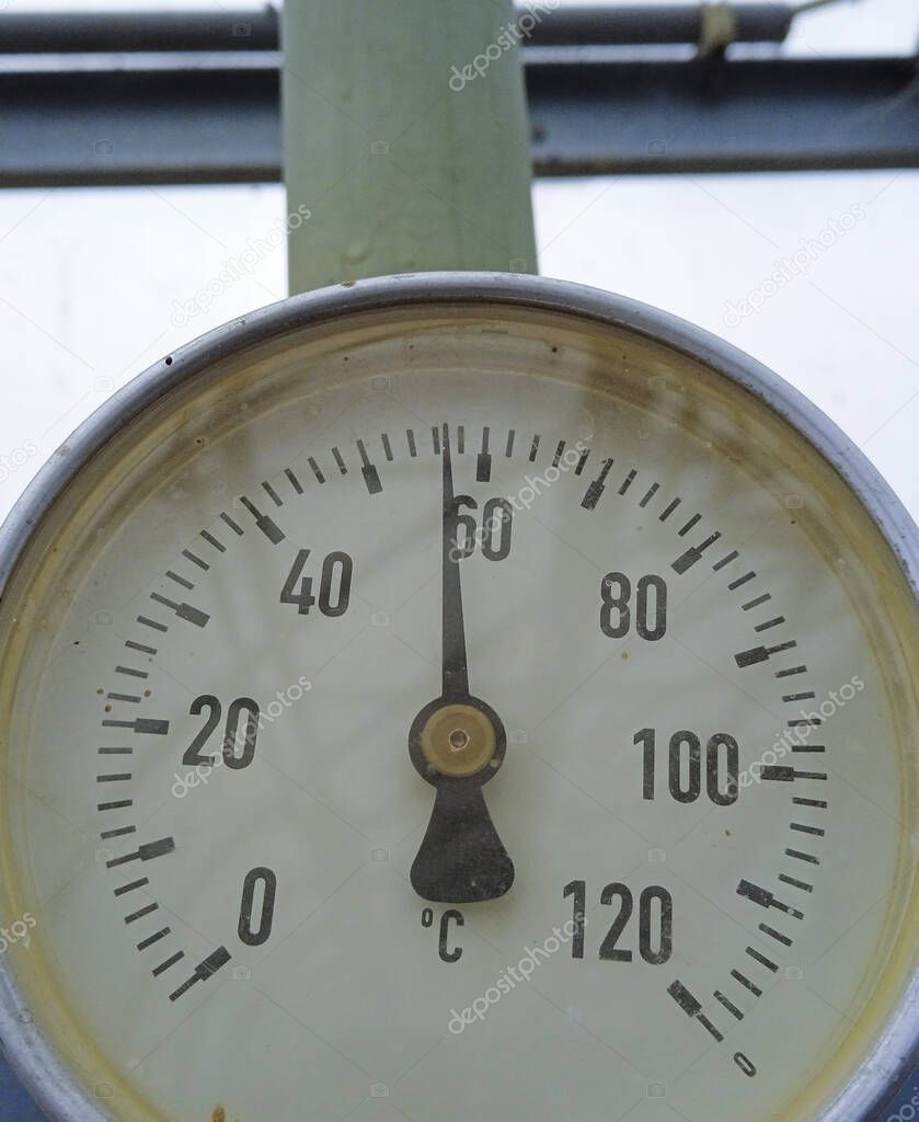 thermometer for measuring and observing the temperature, weather and meteorology