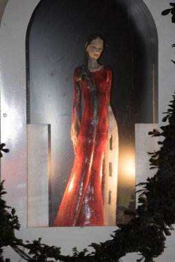 Bir Aziz Barbara heykeli, Hristiyan dininde bir aziz.