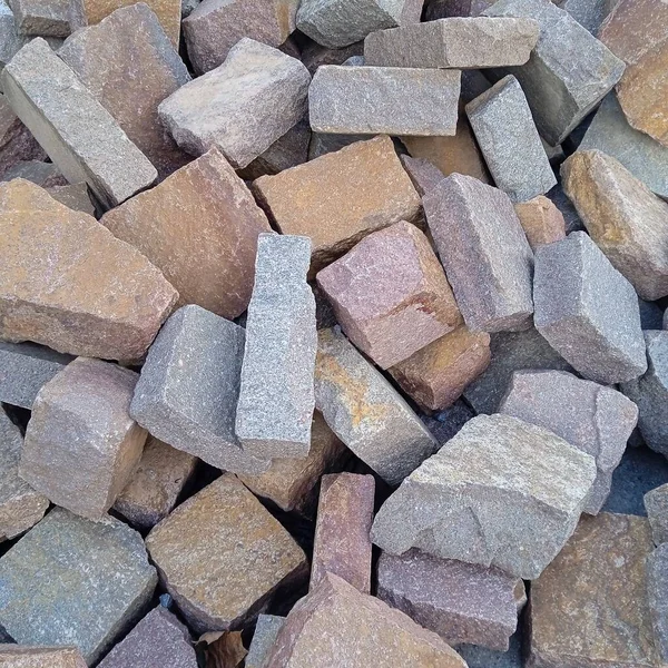 Kamienie Jako Popularny Materiał Budowlany Budownictwie — Zdjęcie stockowe
