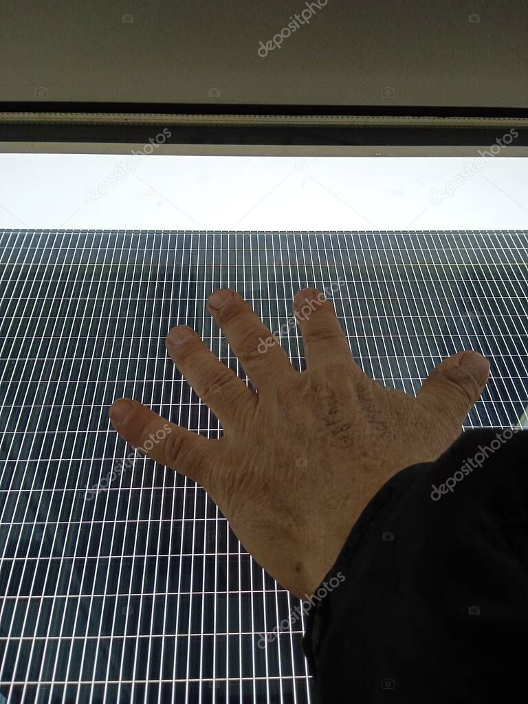 a solar panel for sustainable energy generation, people and technology