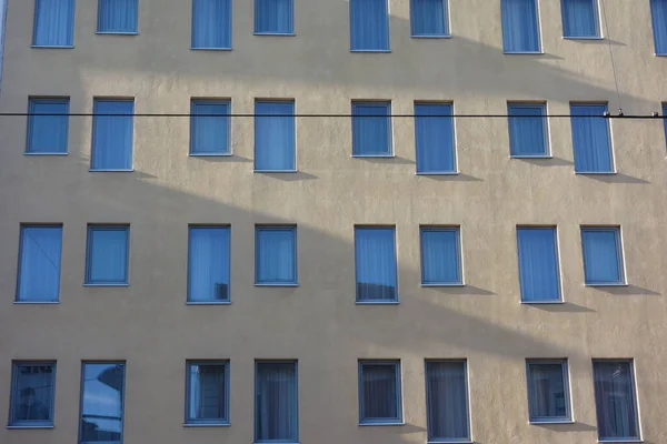 Fensterscheibe Einem Gebäude Zum Hinausschauen Und Hereinlassen Von Licht — Stockfoto